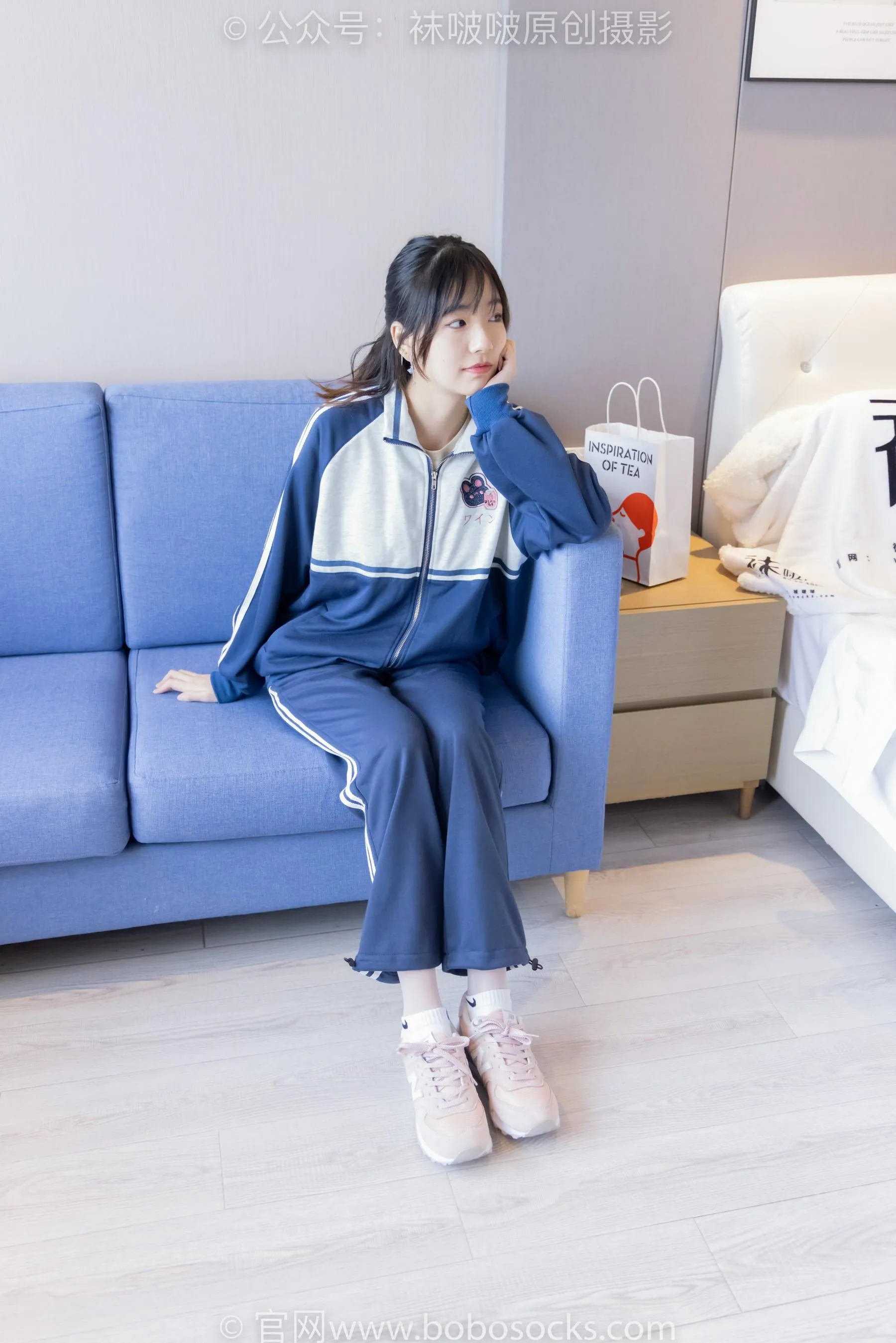 [BoBoSocks袜啵啵]NO.226 小甜豆-运动鞋、白棉袜、白丝 [87P]插图8